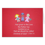 Bible Verse - 1 John 3:1 cards