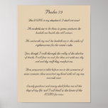 Bible Verse Artwork, Psalm 23 Poster