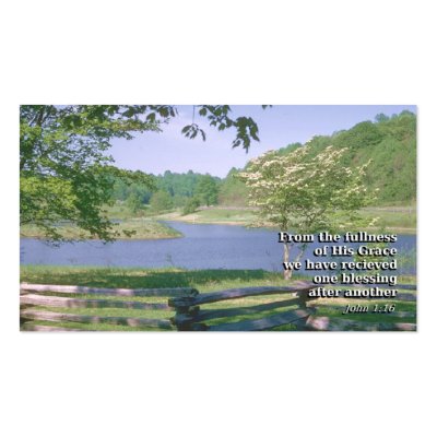 Bible Verse Personal Cards Business Cards by RealPotential