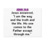 Bible Verses - John 14:6 Post Cards