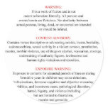 Bible Warning Label