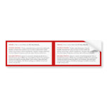 Bible Warning Sticker bumper stickers