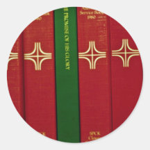 Bibles and prayer book sticker