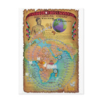 Biblical Genealogy Charts Post Cards