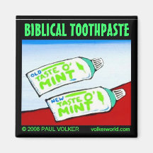 BIBLICAL TOOTHPASTE MAGNET$3.00