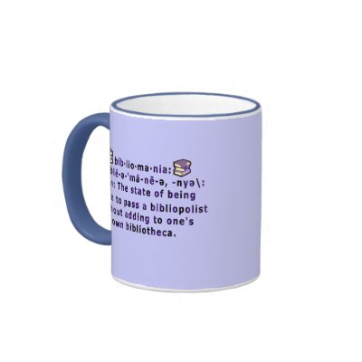 Bibliomania Mug by Jaenne