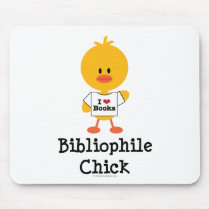 Bibliophile Chick Mousepad