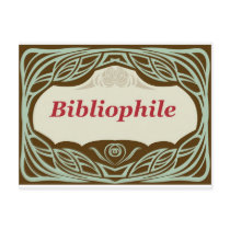 Bibliophile Postcard