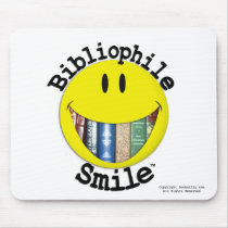 Bibliophile Smile Mouse Pad