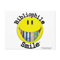Bibliophile Smile Post Card