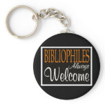 Bibliophiles always welcome key chain