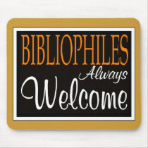 Bibliophiles always welcome mouse pads