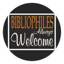 Bibliophiles always welcome stickers