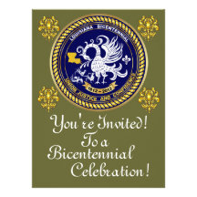 Bicentennial 6.5" x 8.75"  Important Notes Below Custom Announcements