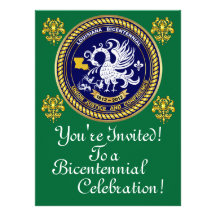 Bicentennial 6.5" x 8.75"  Important Notes Below Custom Announcement