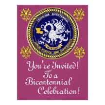 Bicentennial 6.5" x 8.75"  Important Notes Below Announcements