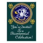 Bicentennial 6.5" x 8.75"  Important Notes Below Custom Invitation
