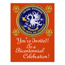 Bicentennial 6.5" x 8.75"  Important Notes Below Announcements