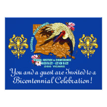 Bicentennial 8.75" x 6.5"  Important Notes Below Personalized Announcement