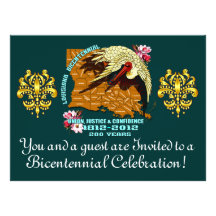 Bicentennial 8.75" x 6.5"  Important Notes Below Invitations