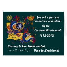 Bicentennial Louisiana Important See Notes Below Greeting Card