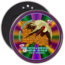 Bicentennial Louisiana Mardi Gras Party See Notes Buttons