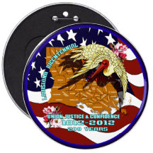Bicentennial Louisiana Mardi Gras Party See Notes Pinback Buttons