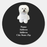Bichon Address Label Stickers