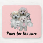 Bichon  Breast Cancer Mousepad