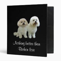 Bichon Buddies Binder