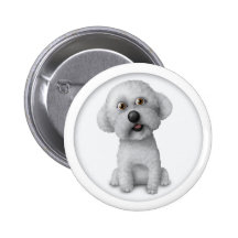 Bichon Frise Button