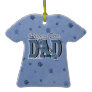 Bichon Frise DAD Christmas Tree Ornament
