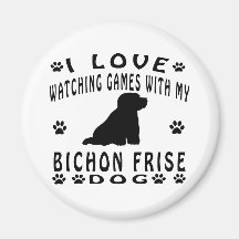 Bichon Frise designs Magnets