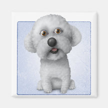 Bichon Frise Fridge Magnet
