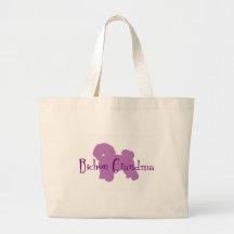 Bichon Frise Grandma Tote Bag