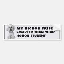 Bichon Frise Honour Bumper Stickers