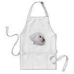 Bichon Frise in Deep Thought Apron