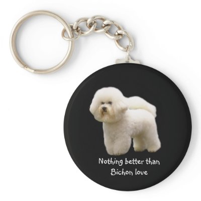 Bichon  Frise Keychain by normagolden