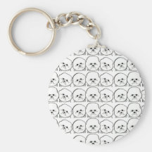 Bichon Frise Lover Key Chain