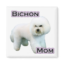 Bichon Frise Mom 4  - Magnet magnets