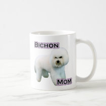 Bichon Frise Mom 4 mugs