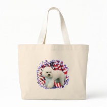 Bichon Frise Patriot bags