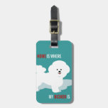 Bichon Love Design Travel Gift Luggage Tag