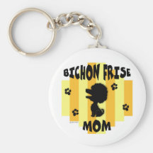 Bichon Mom Keychain