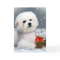 Bichon Season Greetings Greeting Card