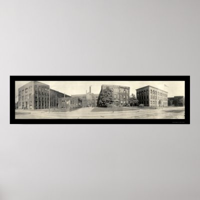 Bicycle Auto Hartford Photo 1909 Posters by lc_panoramicphotos