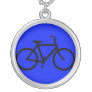 Bicycle: Black on Blue Custom Jewelry