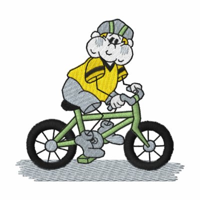 Bicycle Boy by ZazzleEmbroidery