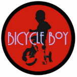 Bicycle Boy Photo Sculpture photo sculptures