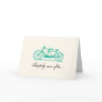 Bicycle Built For Two Wedding Card